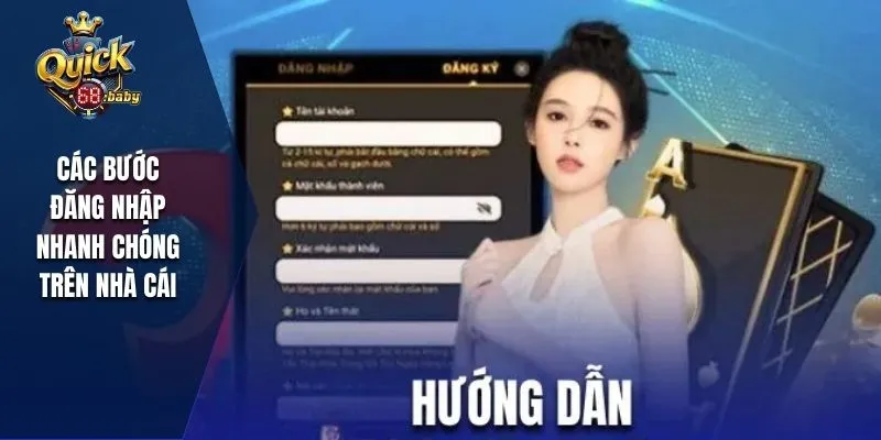 Tối ưu hóa các bước đăng nhập QUICK68 đơn giản